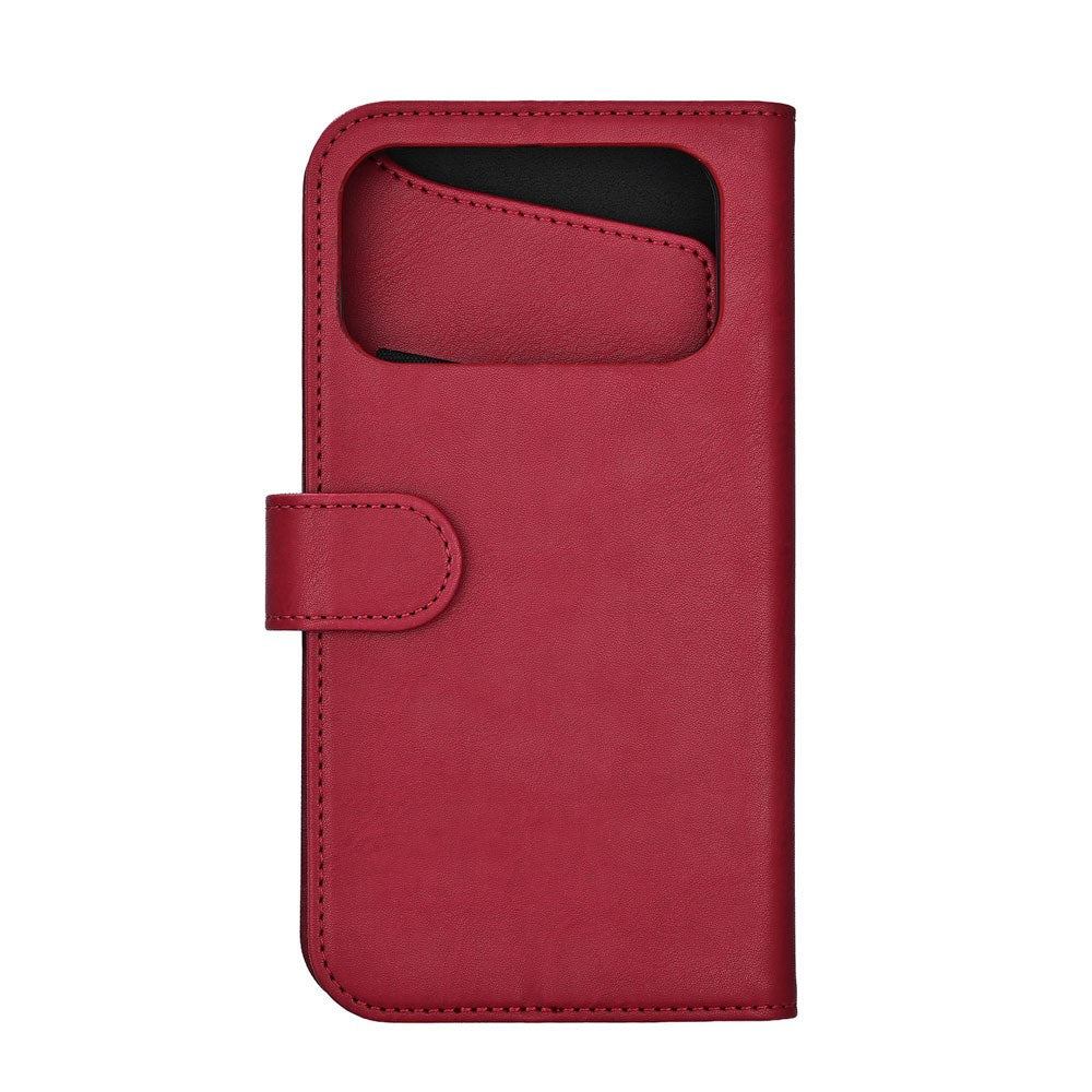 iPhone 17 Pro Max GEAR Kunstlæder Flip Cover - MagSafe Kompatibel - Rød