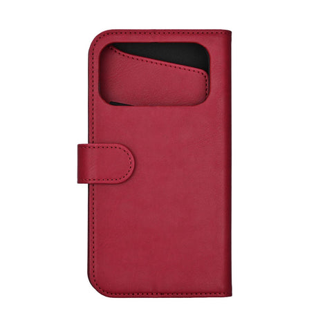 iPhone 17 Pro Max GEAR Kunstlæder Flip Cover - MagSafe Kompatibel - Rød