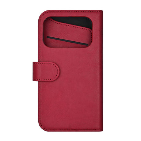 iPhone 17 Pro GEAR Kunstlæder Flip Cover - MagSafe Kompatibel - Rød