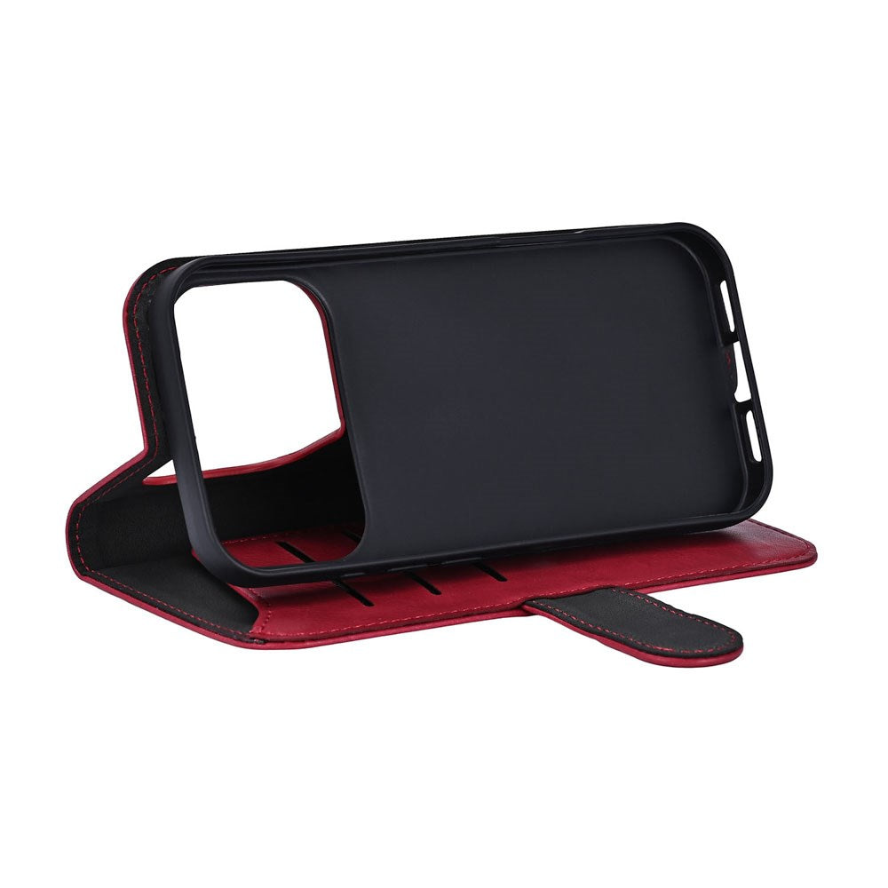 iPhone 17 Pro GEAR Kunstlæder Flip Cover - MagSafe Kompatibel - Rød
