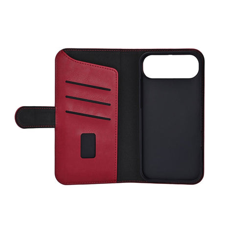 iPhone Air GEAR Kunstlæder Flip Cover - MagSafe Kompatibel - Rød