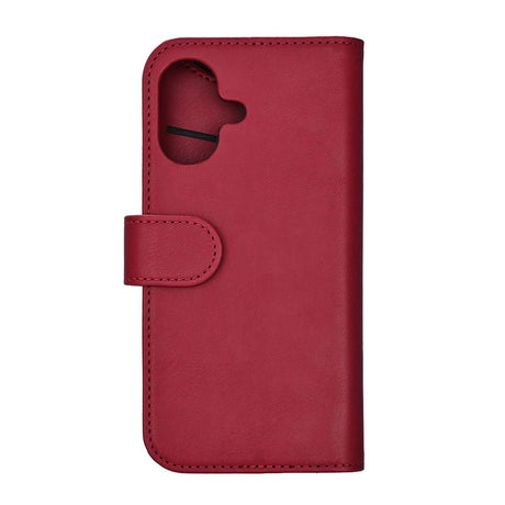 iPhone 17 GEAR Kunstlæder Flip Cover - MagSafe Kompatibel - Rød