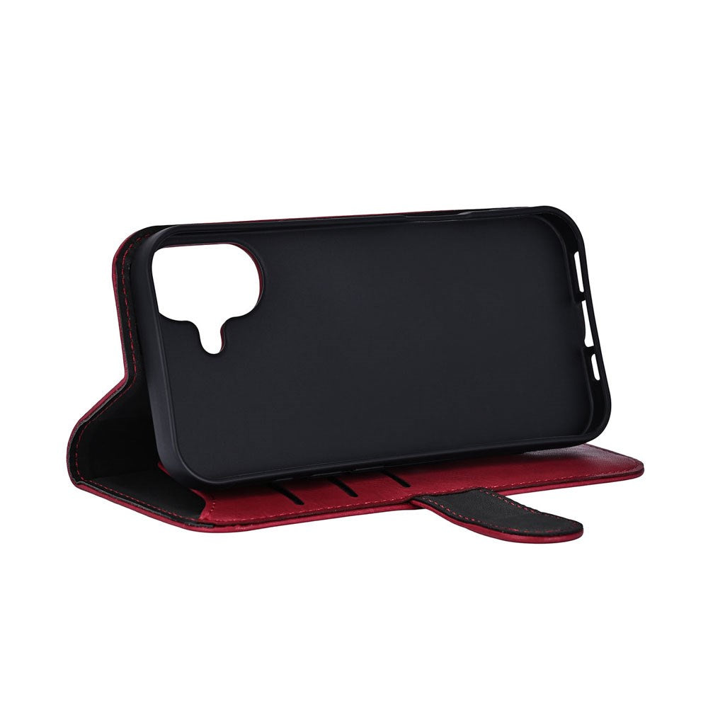 iPhone 17 GEAR Kunstlæder Flip Cover - MagSafe Kompatibel - Rød