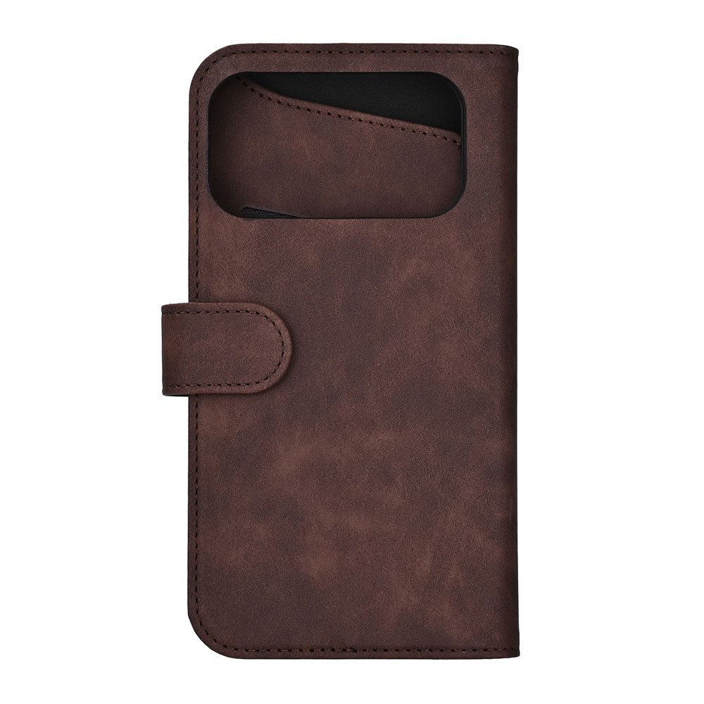 iPhone 17 Pro Max GEAR Kunstlæder Flip Cover - MagSafe Kompatibel - Brun