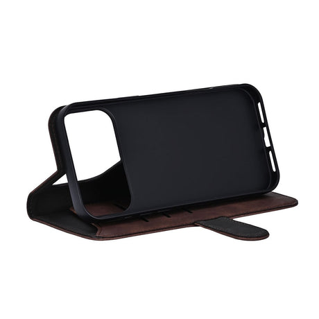 iPhone 17 Pro Max GEAR Kunstlæder Flip Cover - MagSafe Kompatibel - Brun