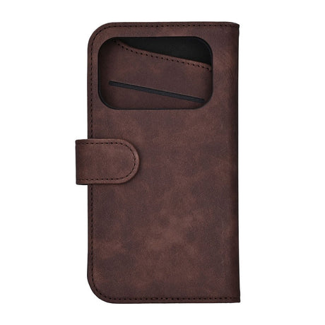 iPhone 17 Pro GEAR Kunstlæder Flip Cover - MagSafe Kompatibel - Brun