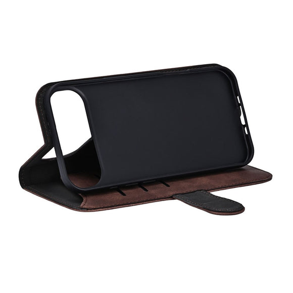 iPhone Air GEAR Kunstlæder Flip Cover - MagSafe Kompatibel - Brun
