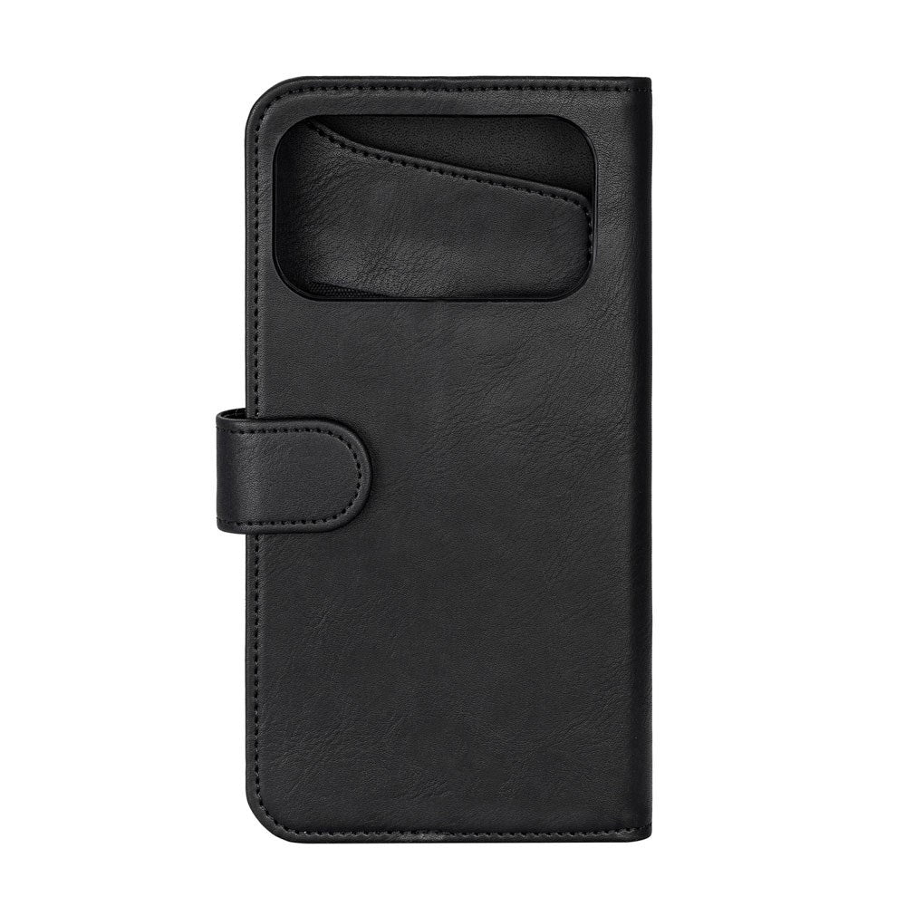 iPhone 17 Pro Max GEAR Kunstlæder Flip Cover - MagSafe Kompatibel - Sort