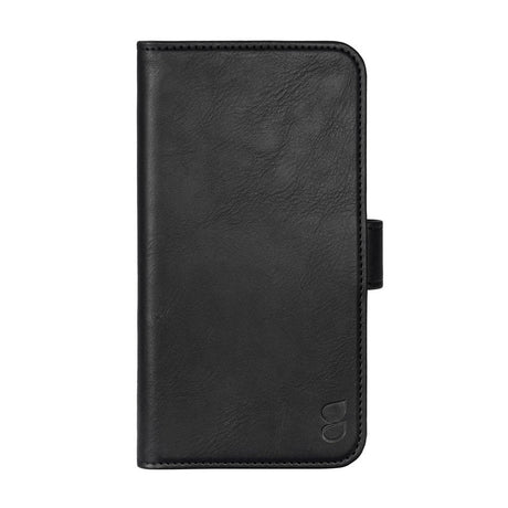 iPhone 17 Pro GEAR Kunstlæder Flip Cover - MagSafe Kompatibel - Sort