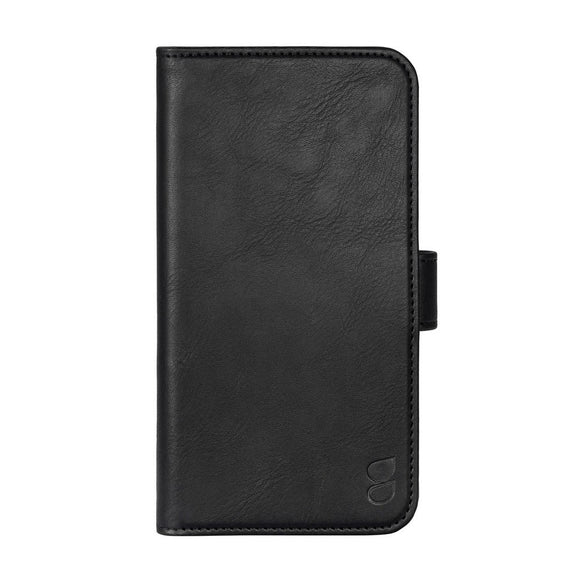 iPhone 17 Pro GEAR Kunstlæder Flip Cover - MagSafe Kompatibel - Sort