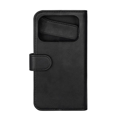 iPhone 17 Pro GEAR Kunstlæder Flip Cover - MagSafe Kompatibel - Sort