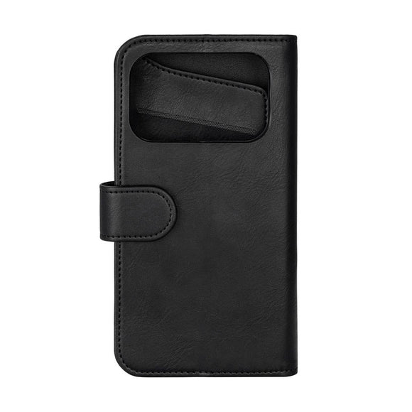 iPhone 17 Pro GEAR Kunstlæder Flip Cover - MagSafe Kompatibel - Sort
