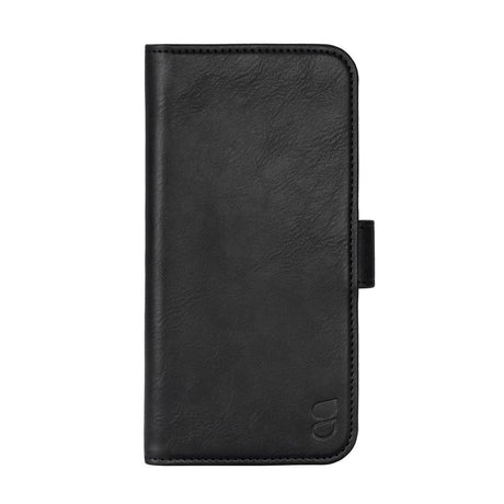 iPhone 17 GEAR Kunstlæder Flip Cover - MagSafe Kompatibel - Sort