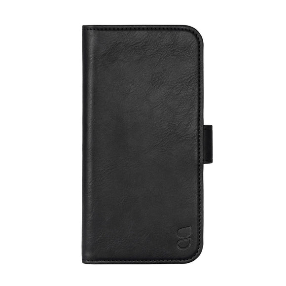 iPhone 17 GEAR Kunstlæder Flip Cover - MagSafe Kompatibel - Sort