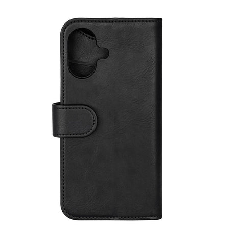 iPhone 17 GEAR Kunstlæder Flip Cover - MagSafe Kompatibel - Sort