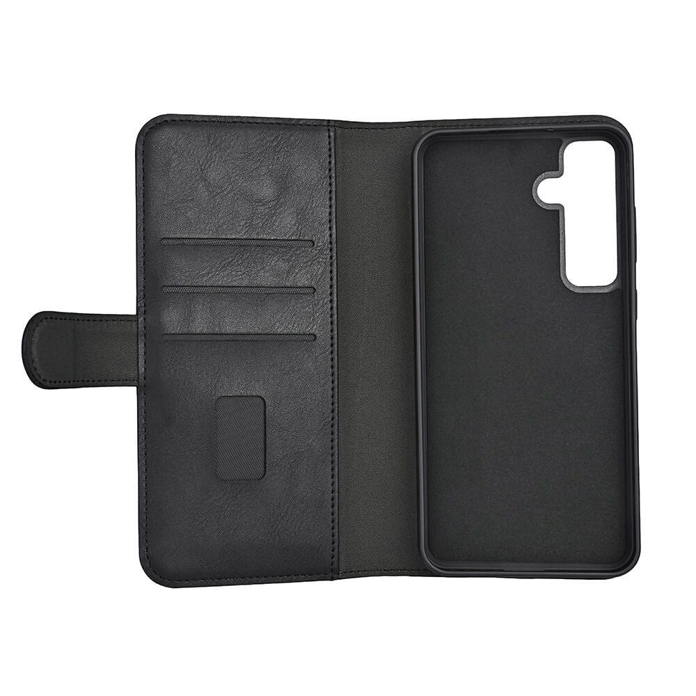 Samsung Galaxy S24 GEAR 2-in-1 Læder Cover m. Pung & Magnet - Sort