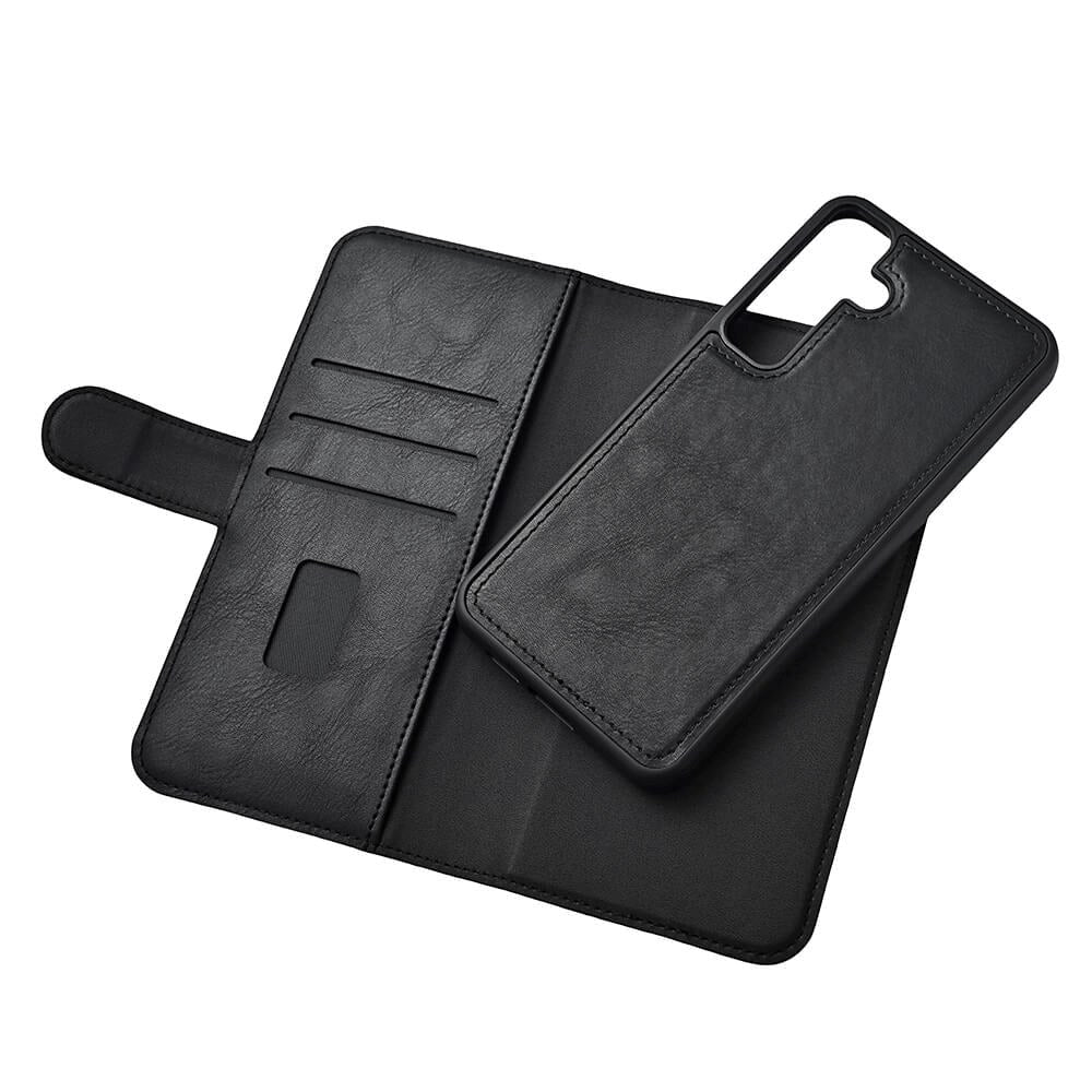 Samsung Galaxy S24 GEAR 2-in-1 Læder Cover m. Pung & Magnet - Sort