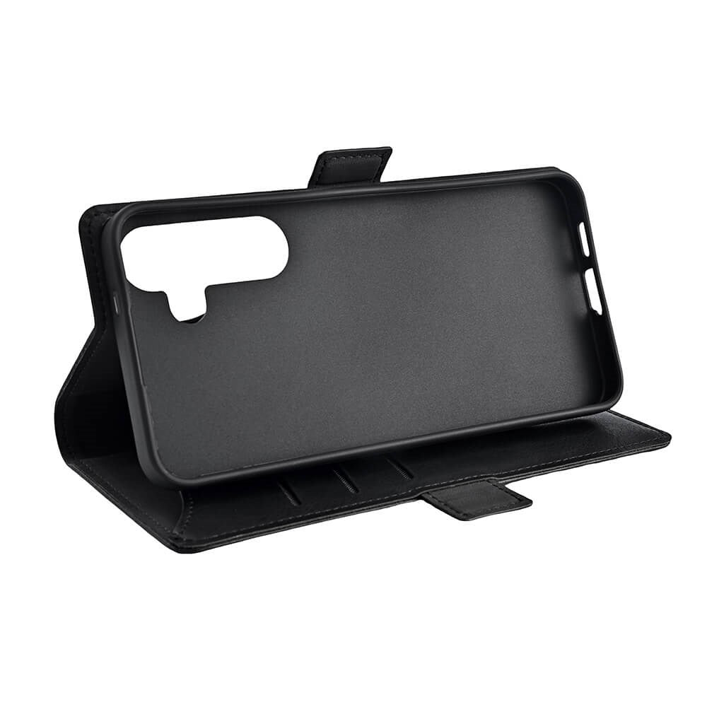 GEAR Samsung Galaxy S24+ (Plus) Læder Cover m. Pung - Sort