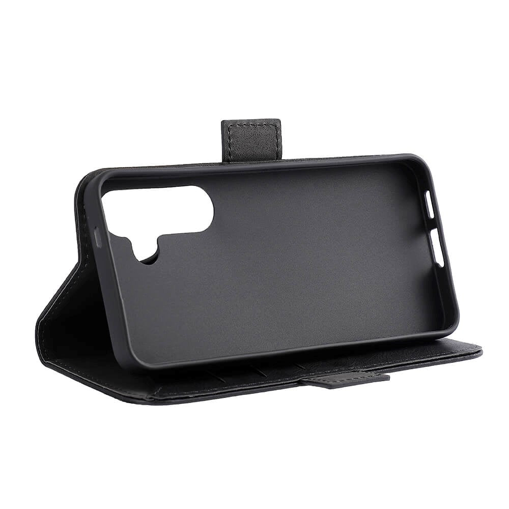 GEAR Samsung Galaxy S24 Læder Cover m. Pung - Sort