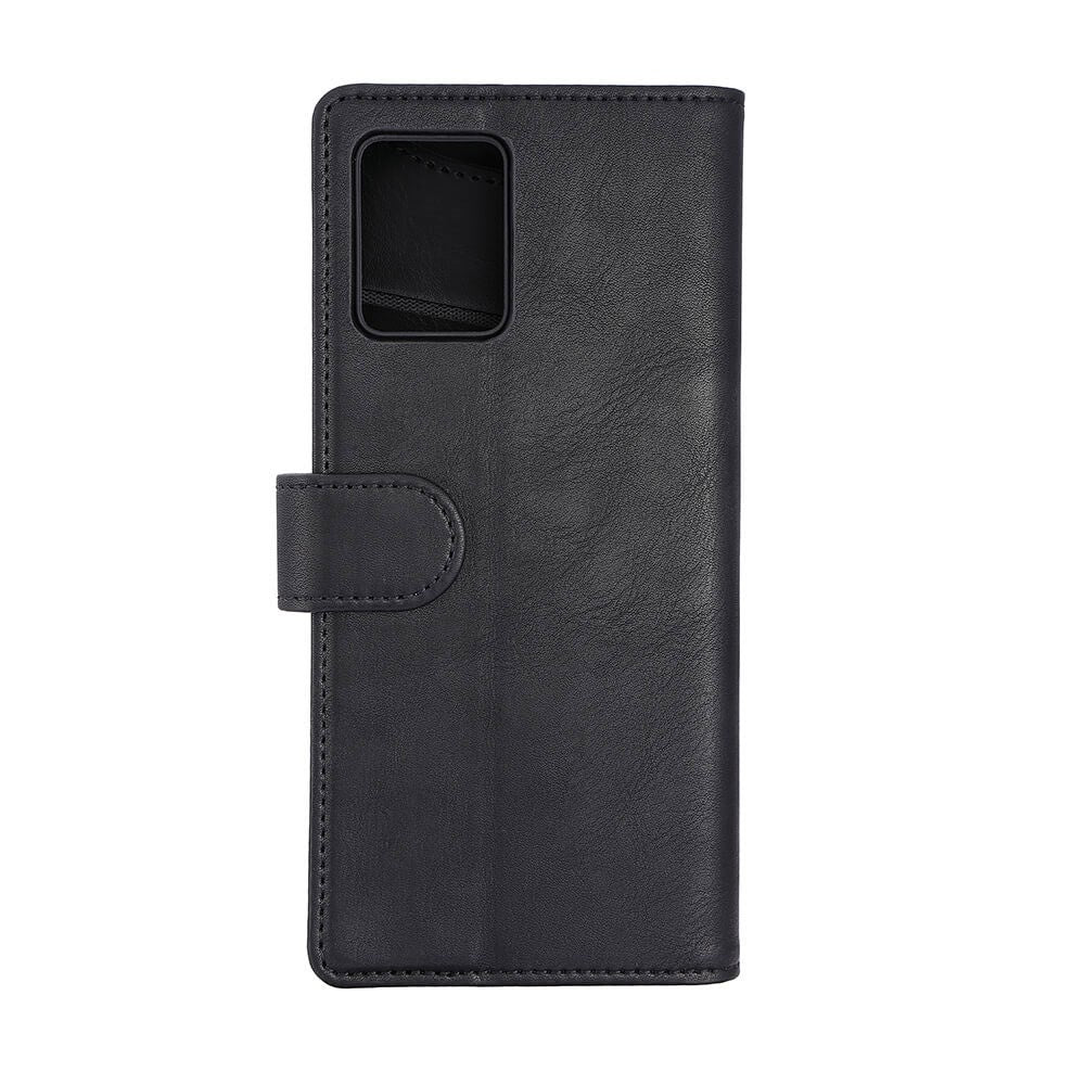 Motorola Moto G53 GEAR Kunstlæder Flipcover m. Kortholder & Ståfunktion - Sort