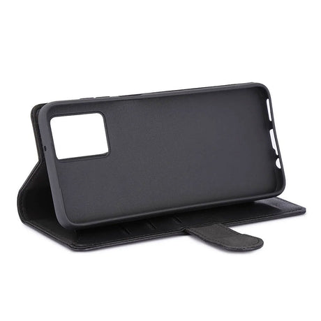 Motorola Moto G53 GEAR Kunstlæder Flipcover m. Kortholder & Ståfunktion - Sort