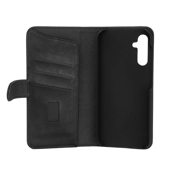 Samsung A14 / A14 (5G) Gear Wallet - Læder Cover m. Pung - Sort