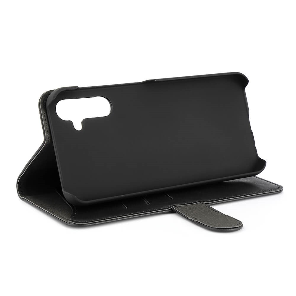Samsung A14 / A14 (5G) Gear Wallet - Læder Cover m. Pung - Sort