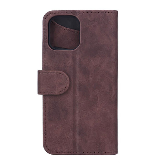 iPhone 14 Pro GEAR Læder Cover m. Pung - Brun