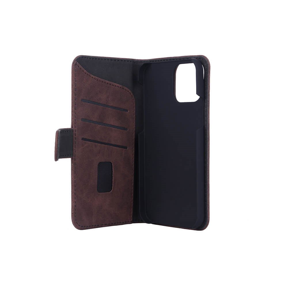 iPhone 14 Pro GEAR Læder Cover m. Pung - Brun