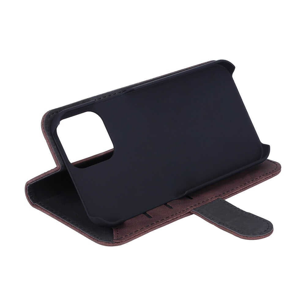 iPhone 14 Pro GEAR Læder Cover m. Pung - Brun