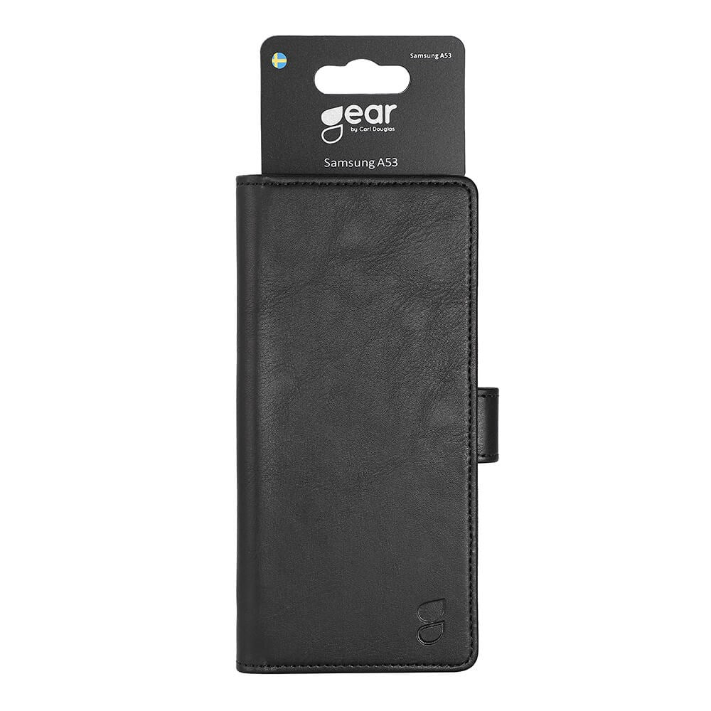 Samsung Galaxy A53 (5G) Gear Wallet - Læder Cover m. Pung - Sort