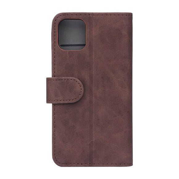 iPhone 11 GEAR Læder Cover m. Pung - Brun