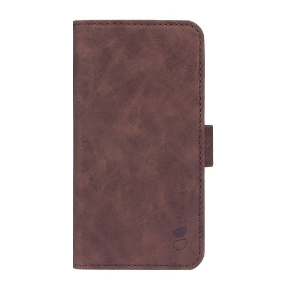 iPhone 11 GEAR Læder Cover m. Pung - Brun