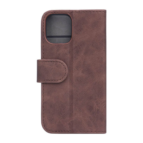 iPhone 12 Pro Max GEAR Læder Cover m. Pung - Brun