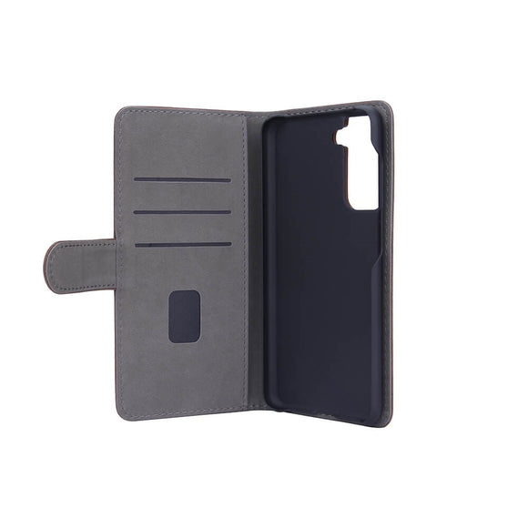 Samsung Galaxy S21 FE (5G) GEAR Læder Cover m. Pung - Brun