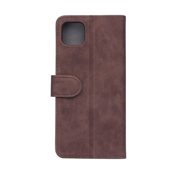 Samsung Galaxy A22 (5G) GEAR Læder Cover m. Pung - Brun