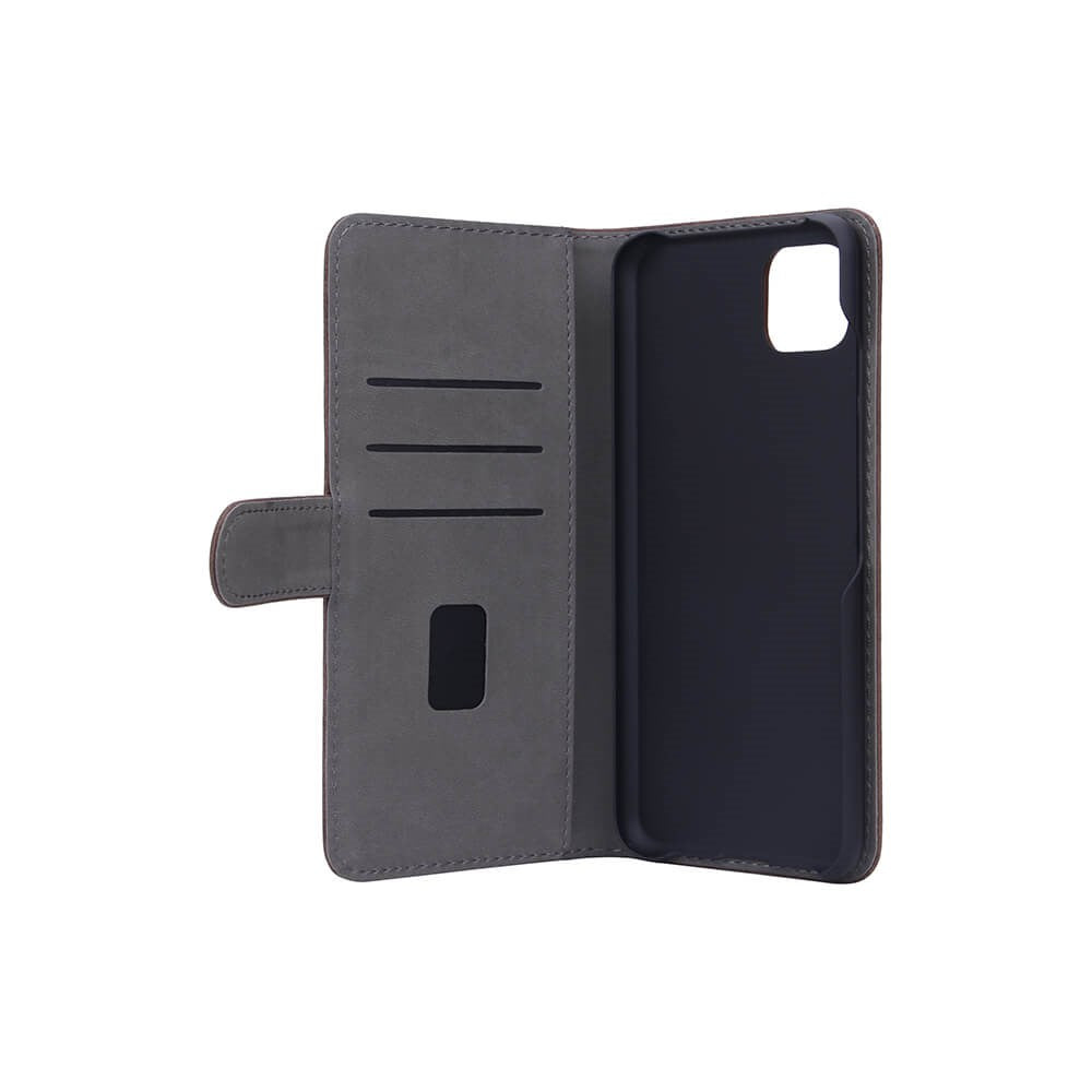 Samsung Galaxy A22 (5G) GEAR Læder Cover m. Pung - Brun