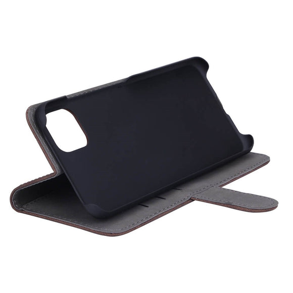 Samsung Galaxy A22 (5G) GEAR Læder Cover m. Pung - Brun