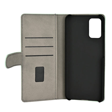 Samsung Galaxy A03s Gear Wallet - Læder Cover m. Pung - Pine Green