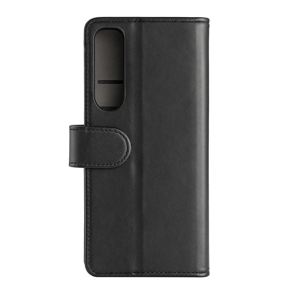 GEAR Sony Xperia 5 III Leather Wallet Cover - Sort