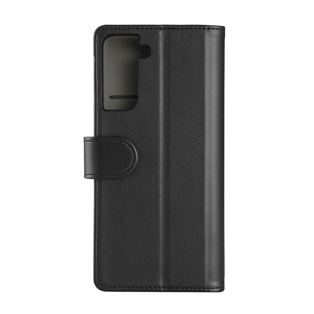 GEAR Samsung Galaxy S21+ (Plus) Leather Wallet Cover - Sort