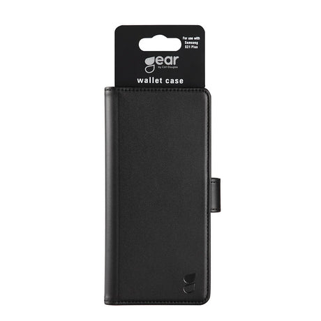 GEAR Samsung Galaxy S21+ (Plus) Leather Wallet Cover - Sort