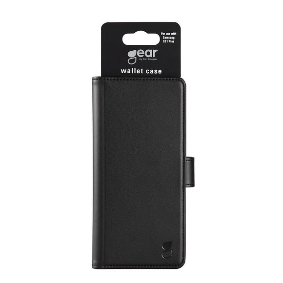 GEAR Samsung Galaxy S21+ (Plus) Leather Wallet Cover - Sort