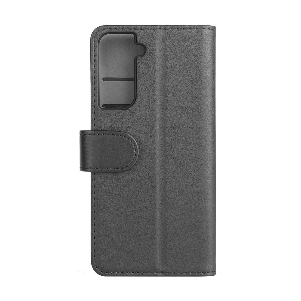 GEAR Samsung Galaxy S21 Leather Wallet Cover - Sort