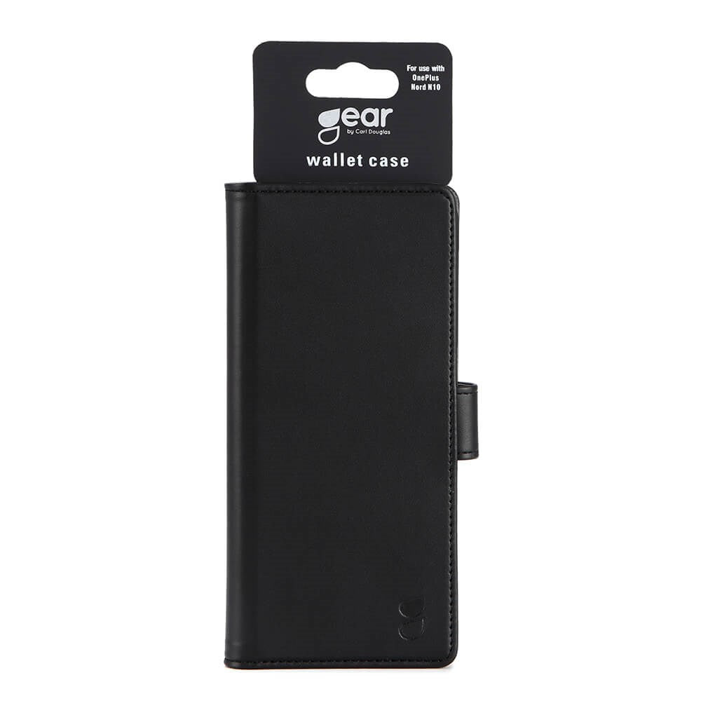 GEAR OnePlus Nord N10 Leather Wallet Cover - Sort