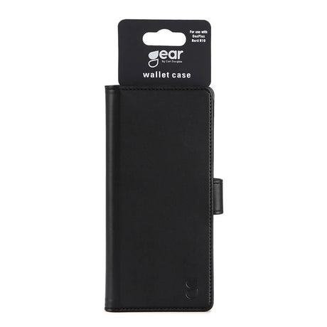 GEAR OnePlus Nord N10 Leather Wallet Cover - Sort