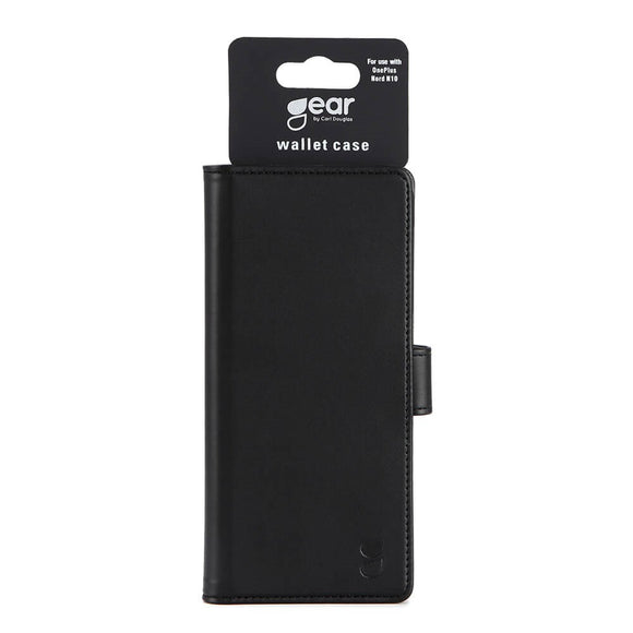 GEAR OnePlus Nord N10 Leather Wallet Cover - Sort
