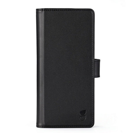 GEAR Wallet Universal Læder Cover m. Pung & Magnet Sort (Maks. Mobil: 160 x 72 x 10 mm)