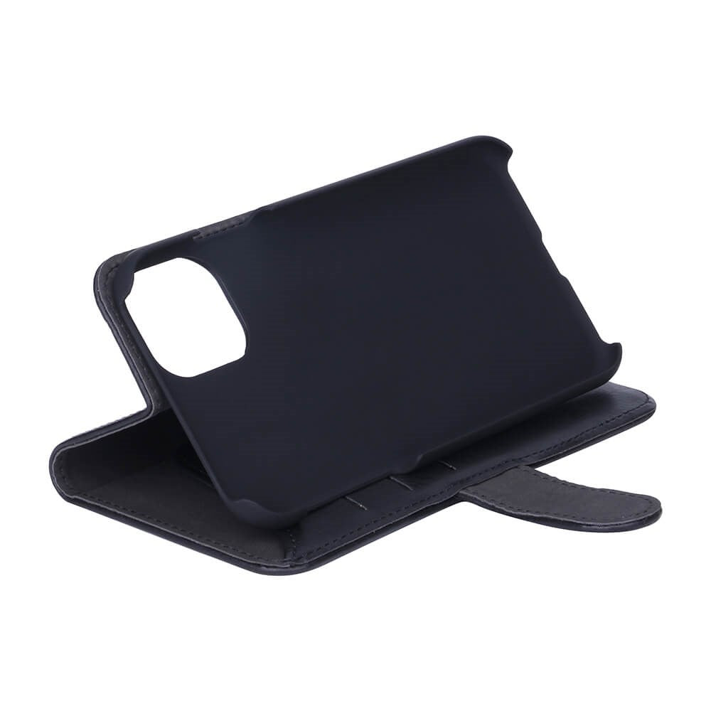 iPhone 11 GEAR Læder Cover m. Pung - Sort