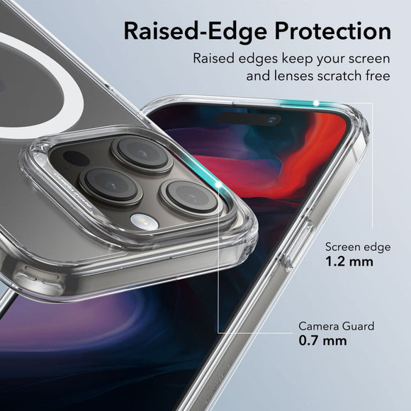 iPhone 15 Pro ESR Classic Hybrid Halolock Cover - MagSafe Kompatibel - Gennemsigtig
